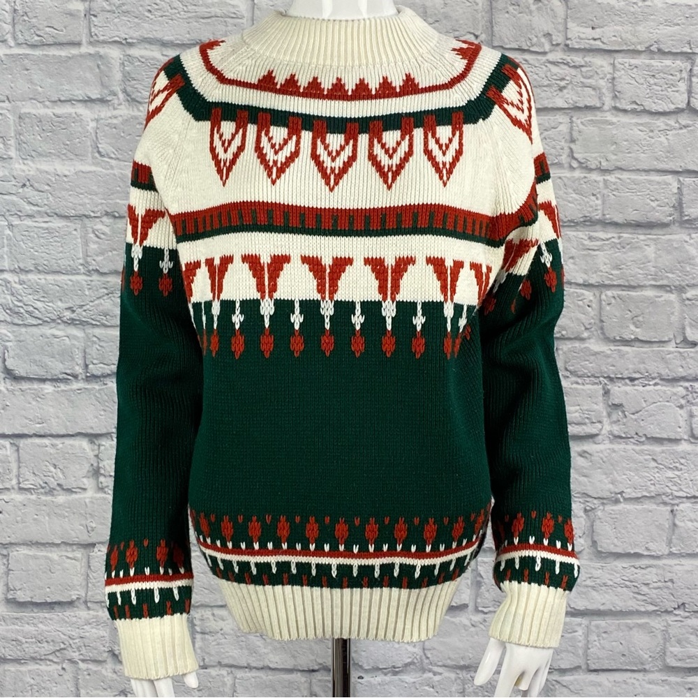 Vintage 1970s JC Penny Nordic Knit Sweater